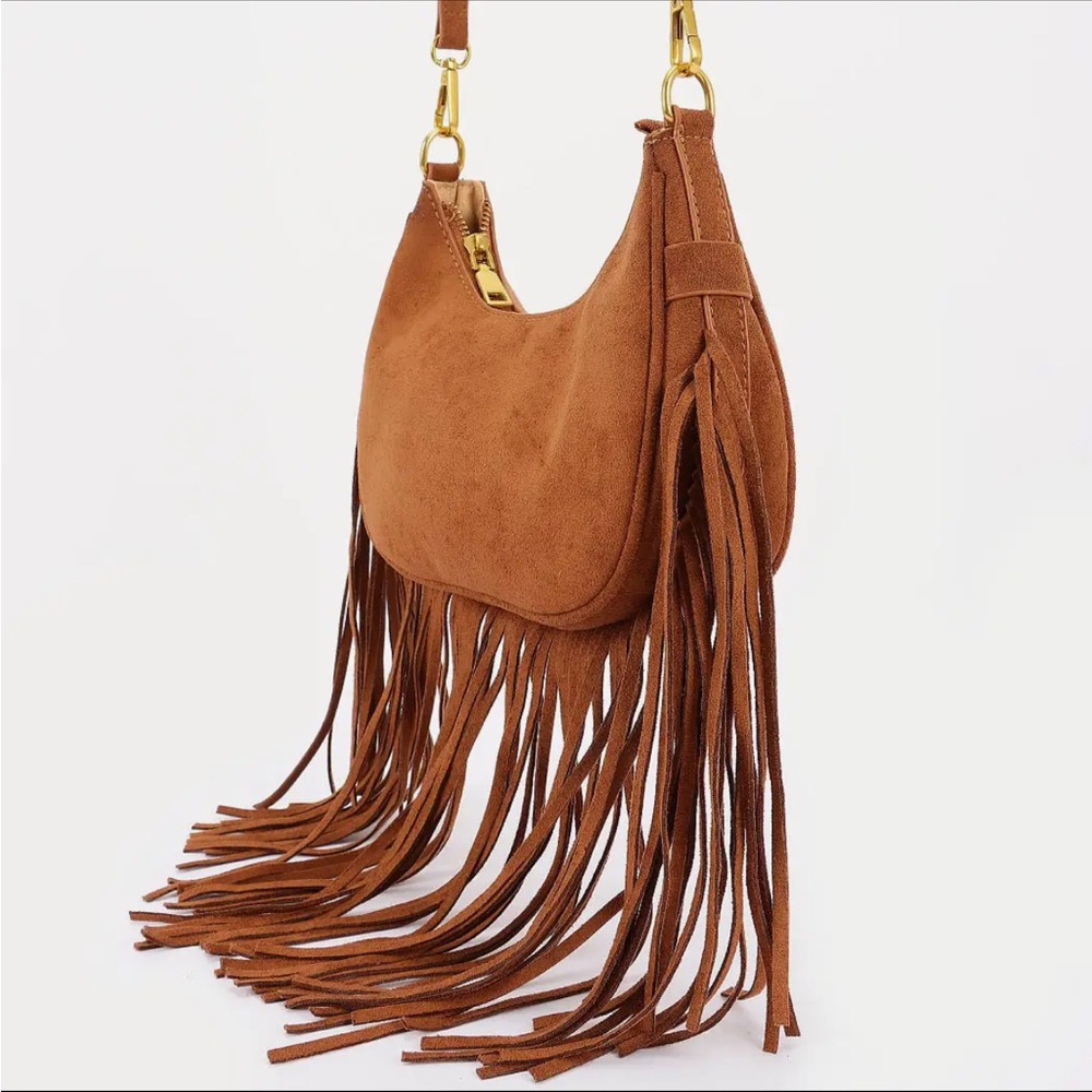 3 am forever Red Fringe Crossbody Shoulder Bag - - Picture 3 of 5